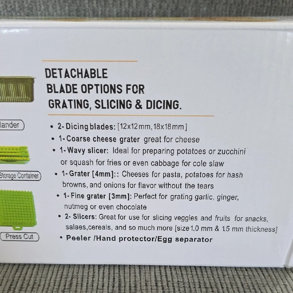 Kitchen Ideas‎ 16 Pcs Veggie Slicer